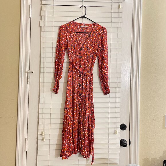 LOFT gorgeous long sleeve dress - size 0 - Picture 1 of 4